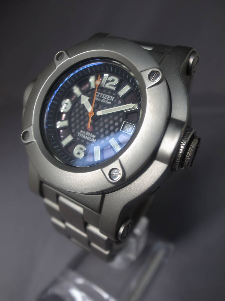 動作品★CITIZEN/シチズン★PROMASTER Eco-Drive/プロマスター エコドライブ★B872-H21955TA★腕時計★メンズ★ソーラー/チタン