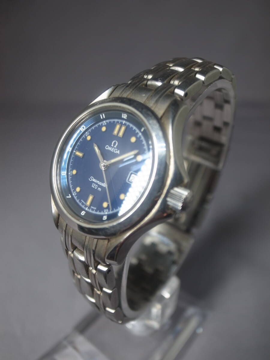 稼動品★OMEGA/オメガ★Seamaster★腕時計★120m★電池交換済み♪