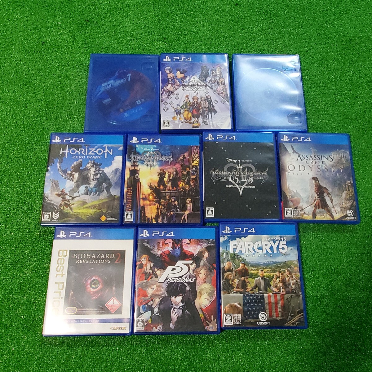 PS4 ソフト 10本 まとめ売り BIOHAZARD バイオハザード ペルソナ5 キングダムハーツ アサシンクリード オデッセイ ファークライ プレステ4