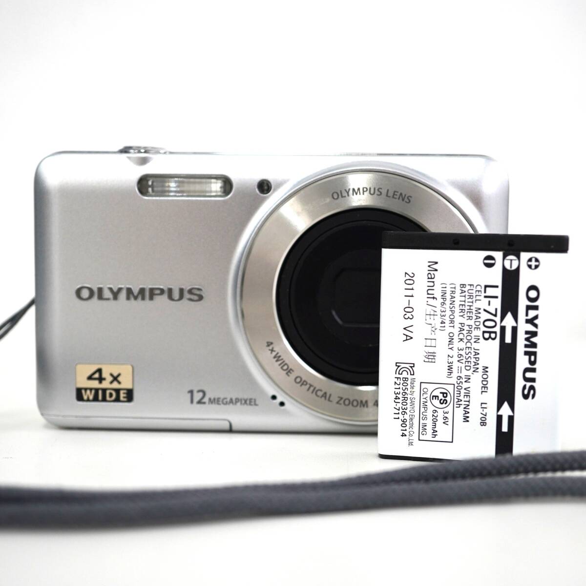 OLYMPUS　VG-110　オリンパス　デジカメ　シルバー　5366