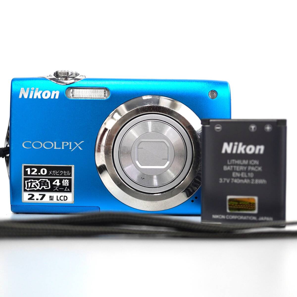 Nikon　COOLPIX　S3000　ニコン　デジカメ　クールピクス　アクアブルー　5354
