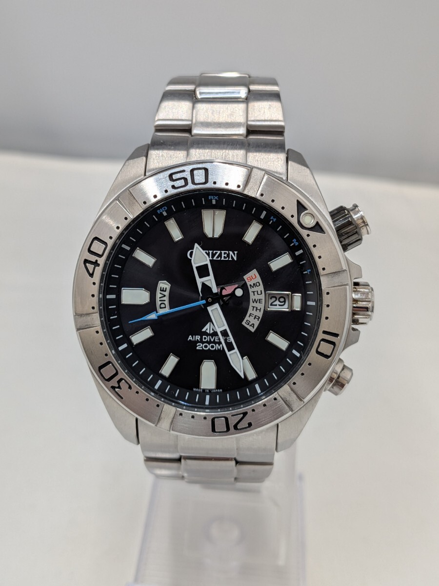 シチズン AIR DIVER'S 200M H112-T016651 電波ソーラー 腕時計 (北5709)