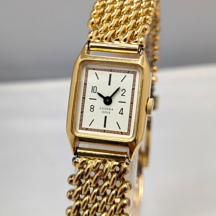 CUSHKA OPUS 腕時計 ゴールドカラー (北5244)