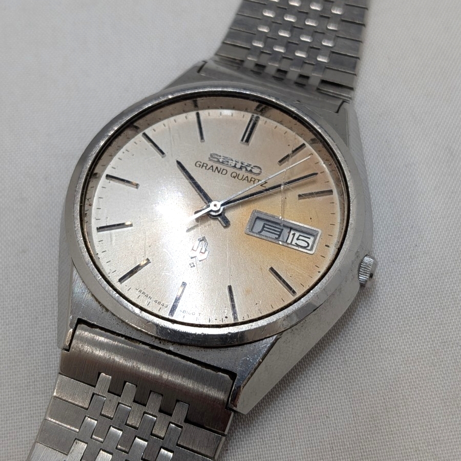 SEIKO グランドクォーツ 4843-8110 セイコー 腕時計 (北4626)