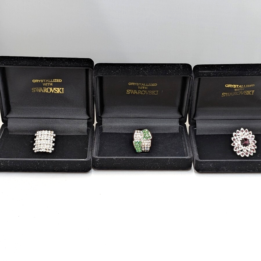 スワロフスキー 帯留め 3個セット (北5595)