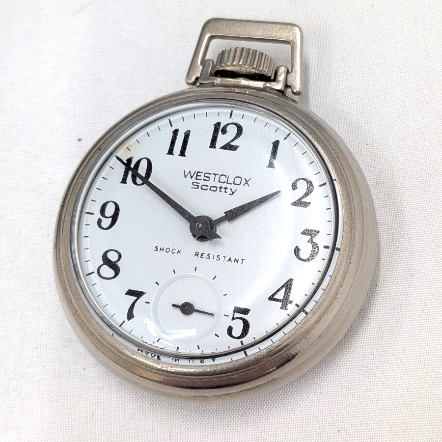 手巻き 懐中時計 WESTCLOX Scotty (北5737)
