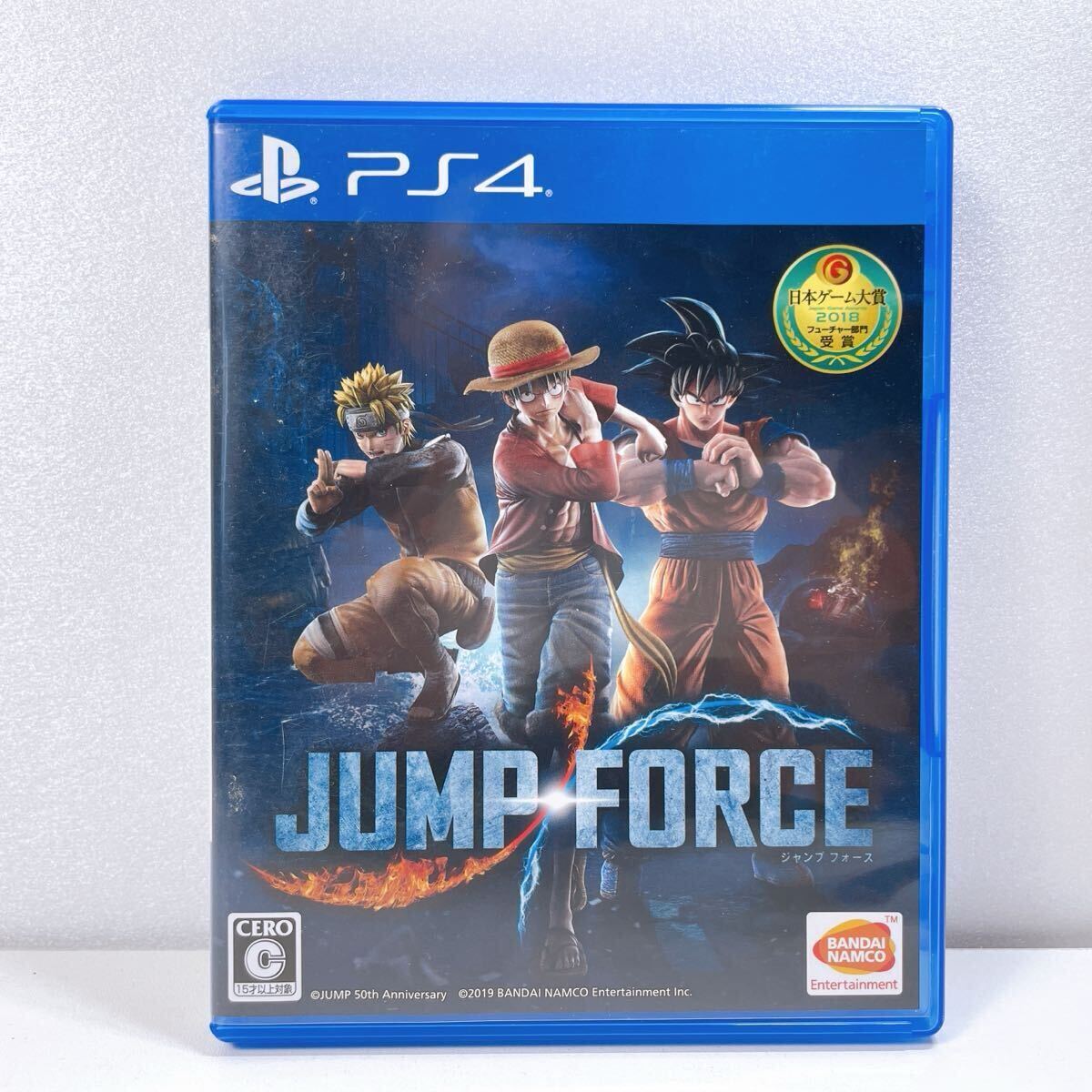256 [中古] PS4 プレイステーション4 JUMP FORCE ジャンプ フォース ソフト 現状品
