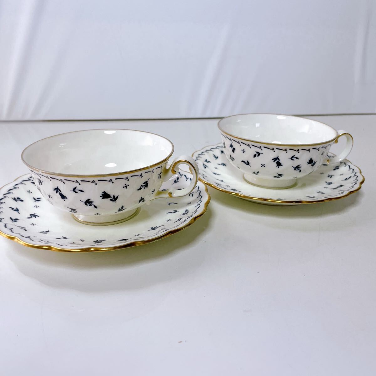 310 Noritake studio collection スタジオコレクション　 ティーカップ2客 現状品