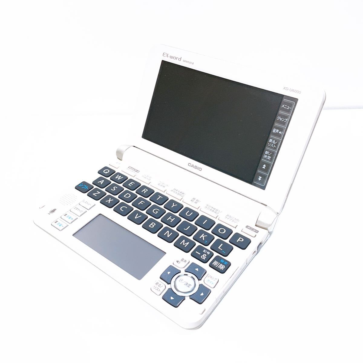 314 [中古] CASIO EX-word DATAPLUS 8 XD-U6000 シャンパンゴールド ゴールド カシオ エクスワード 電子辞書 ケース付 動作未確認 現状品