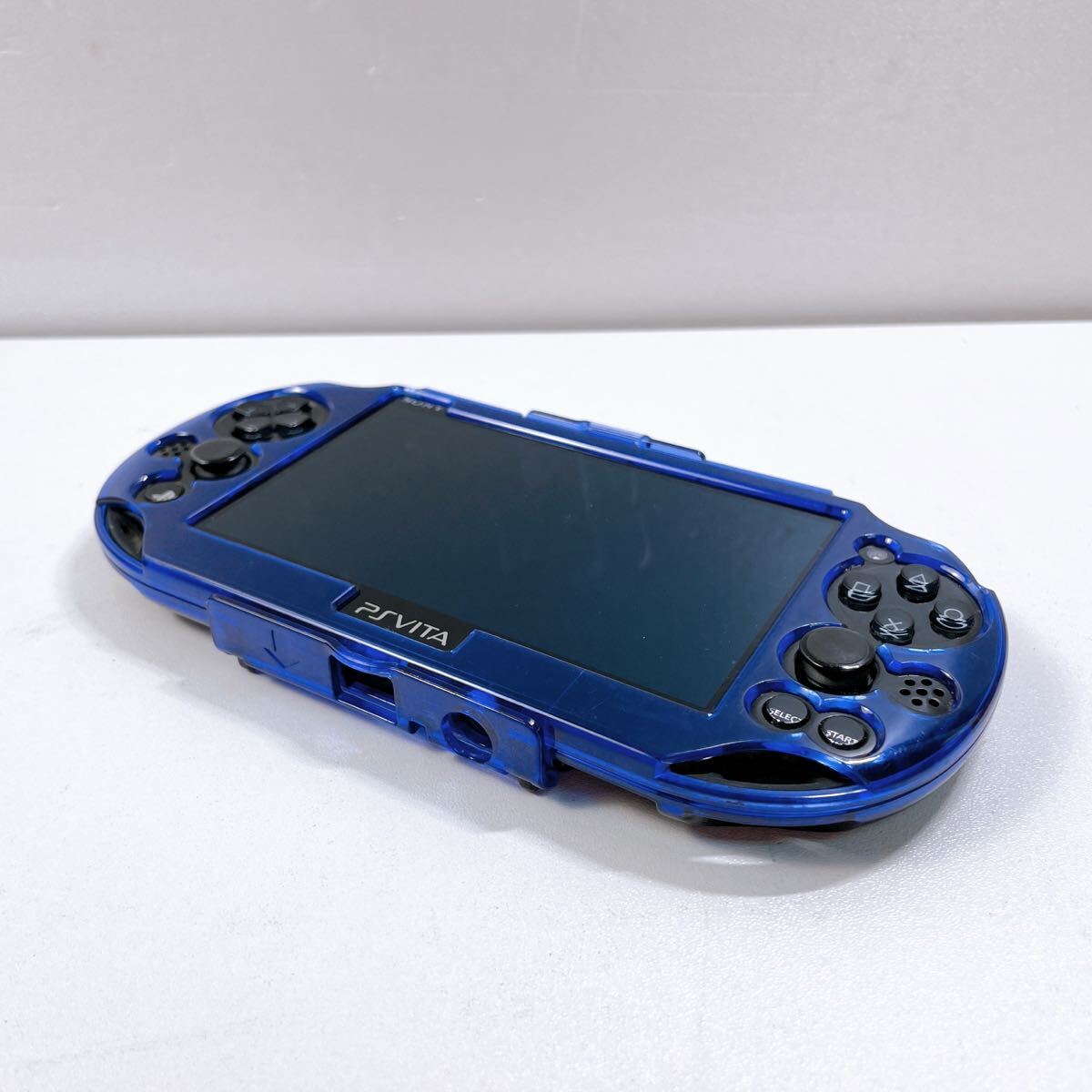 404 [中古] SONY PlayStation Vita PCH-2000 ブラック ソニー プレイステーション 初期化済み 通電確認済み 本体 現状品