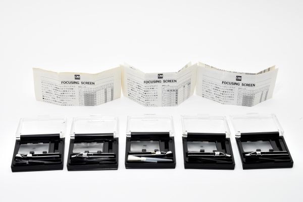 RU766★オリンパス OLYMPUS FOCUSING SCREEN OM フォーカシングスクリーン 5個セット