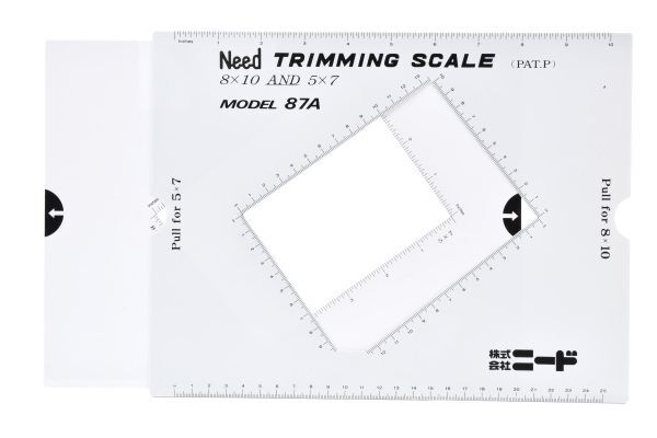 RU853★ニード Need TRIMMING SCALE 8×10 5×7 MODEL 87A