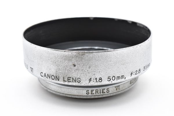 RU881★キャノン SERIES Ⅵ 40mm Canon LENS 50mm f:1.8 35mm f:2.8 35mm f:3.2 メタル レンズフード