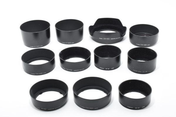 RU656★キャノン Canon EW-83Ⅱ ES-62 ET-62Ⅱ ET-65Ⅱ EW-65Ⅱ EW-68A EW-68B EF-35-70mm BS-52 BT-52 レンズフード おまとめ