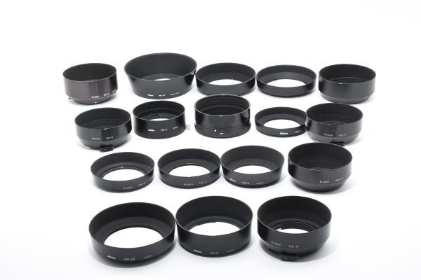 RU659★ニコン Nikon HB-18 HN-24 HN-22 HN-1x2 HN-21 HB-5 HN-2x2 HS-9x3 HN-12 HS-3 HK-11 HN-3 HB-3 HB-1 レンズフード
