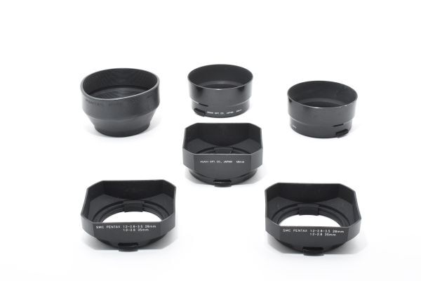 RU669★ペンタックス PENTAX RH-RB 49mm 1:2 85mm 1:2.8-4 100mm 1:1.4-1.7 50mm 1:2-2.8-3.5 28mm 1:2-2.8 35mm レンズフード おまとめ