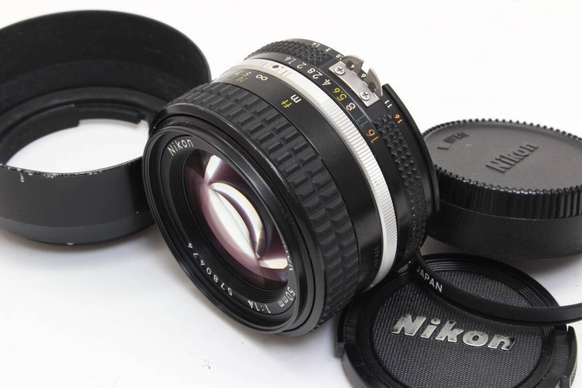 B+ (並品) Nikon ニコン AI-S NIKKOR 50mm F1.4 初期不良返品無料