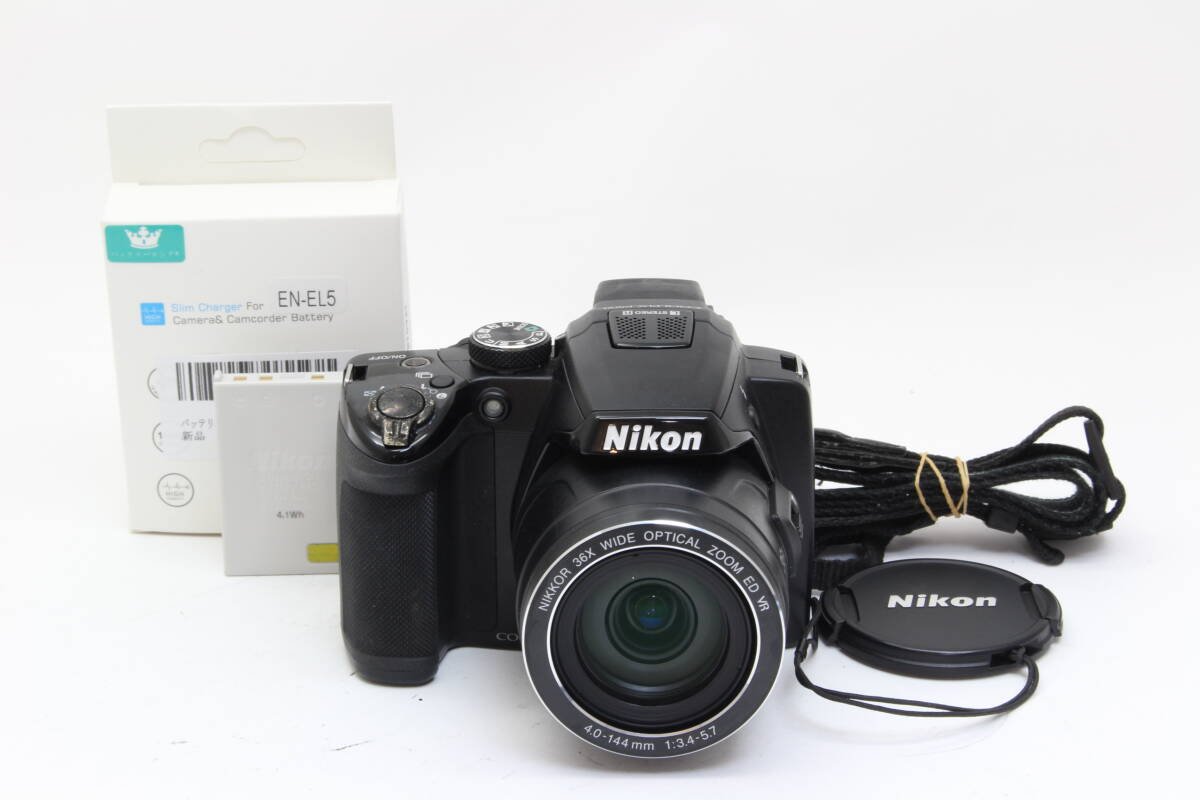 AB+ (良品) Nikon ニコン COOLPIX P500 ブラック 初期不良返品無料