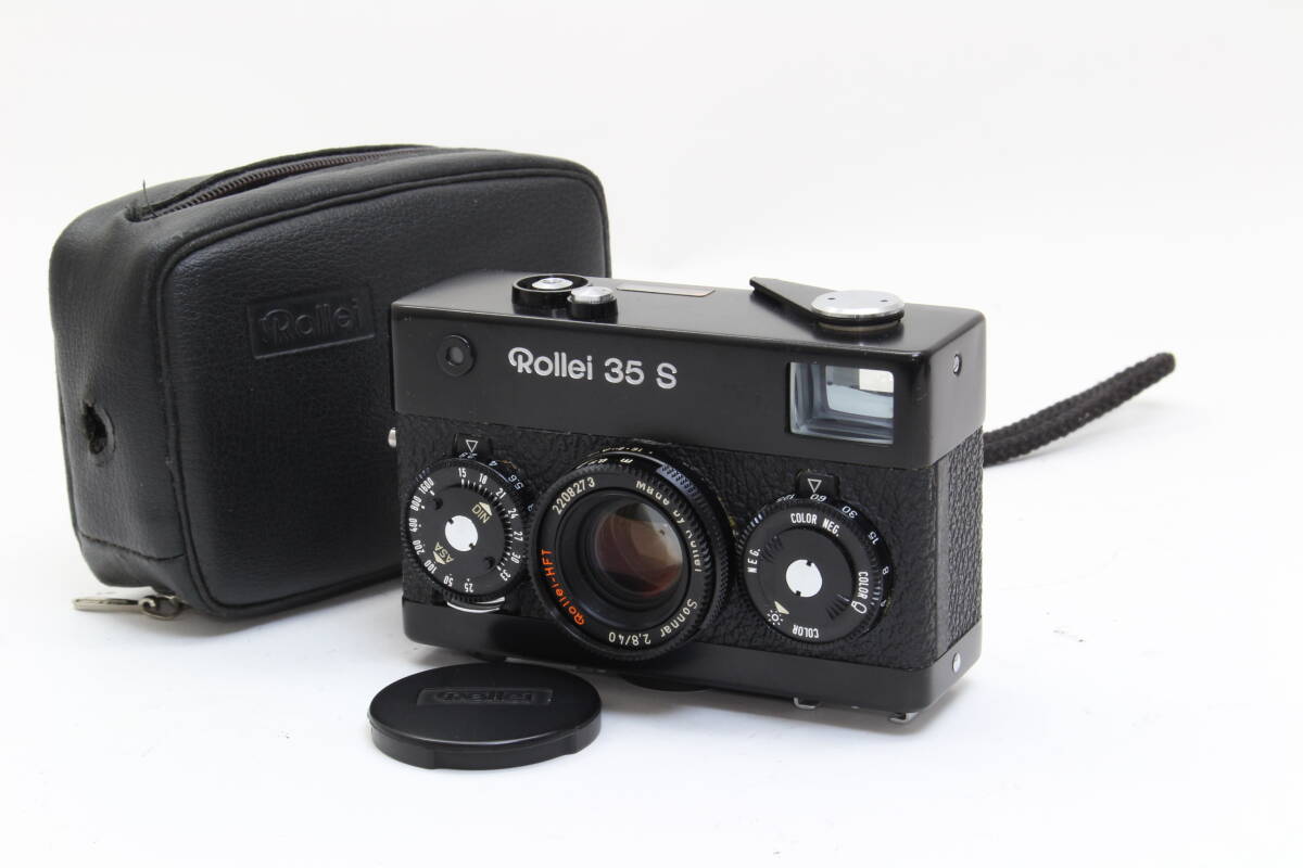 AB+ (良品) Rollei ローライ 35S ブラック シンガポール製 初期不良返品無料