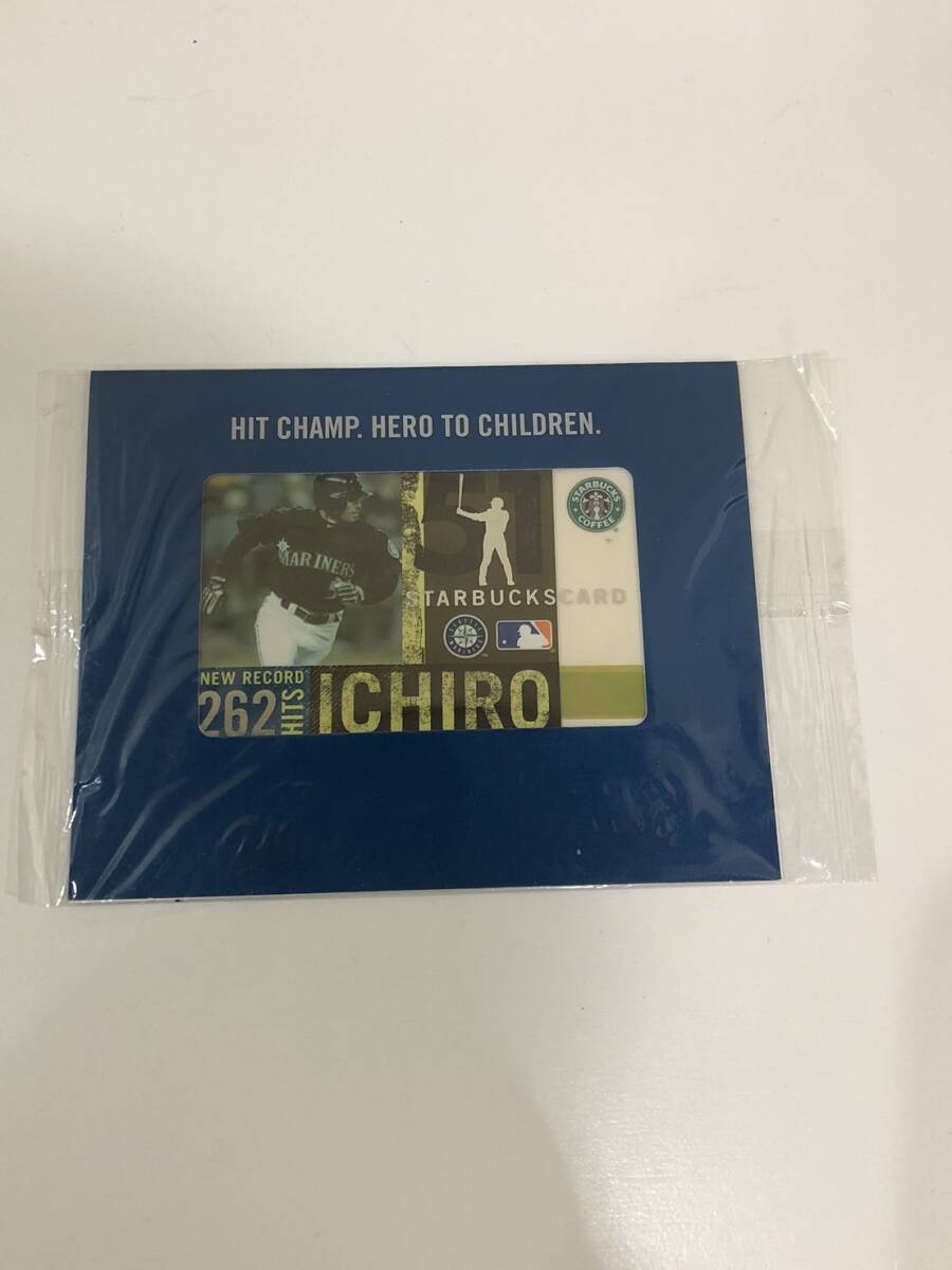 スターバックスカード イチロー 262安打記念 限定品 MLB 