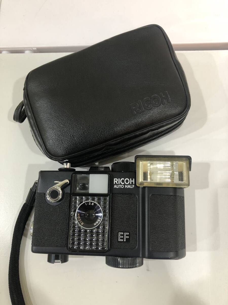 【１円スタート】カメラ RICOH リコー AUTO HALF EF 動作未確認 フィルムカメラ 乾電池式