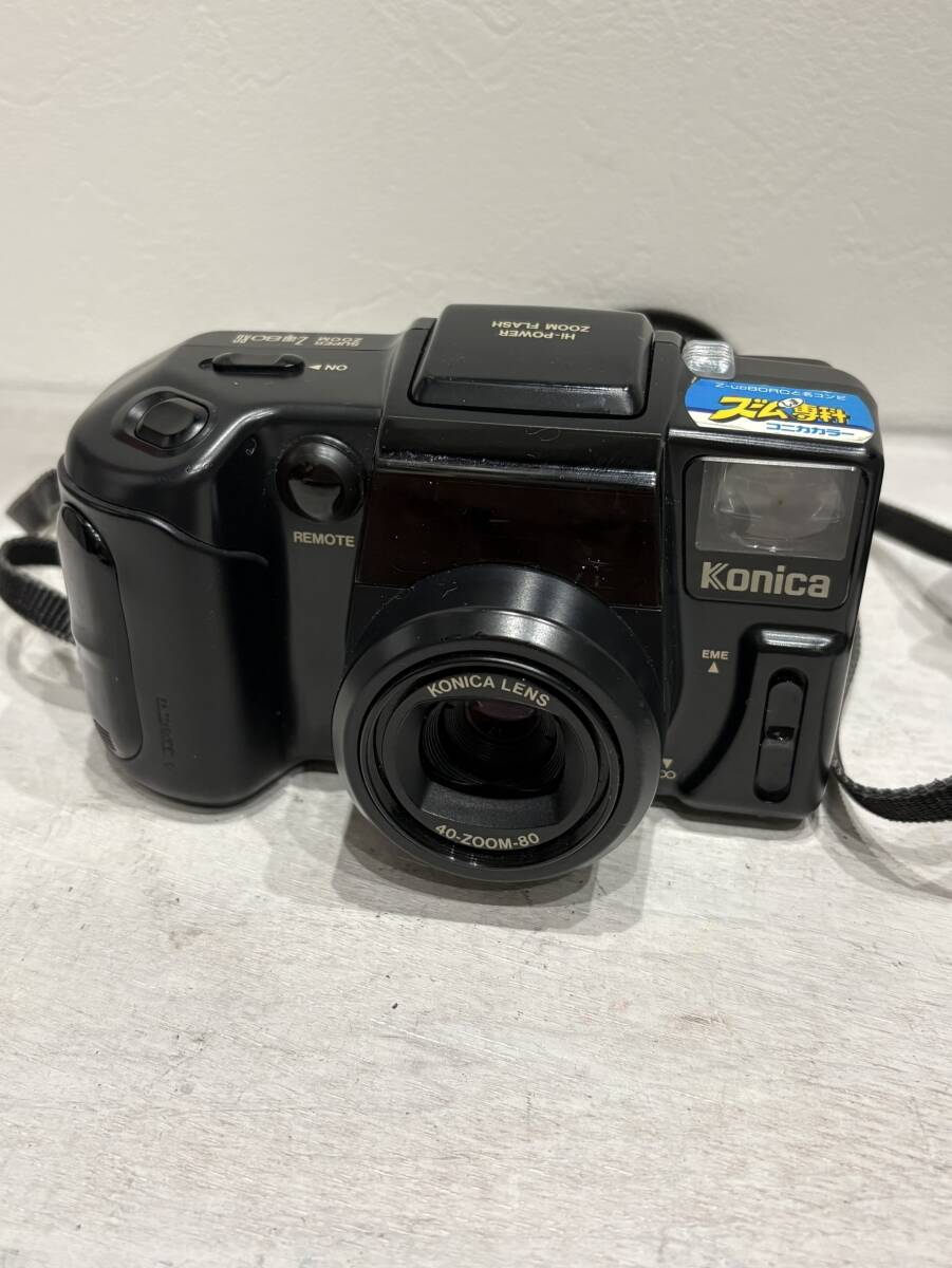 【1円スタート】Konica Z-UP80 RC LIMITED SUPER ZOOM 40-80mm ズームコンパクトカメラ ケース付き 動作未確認