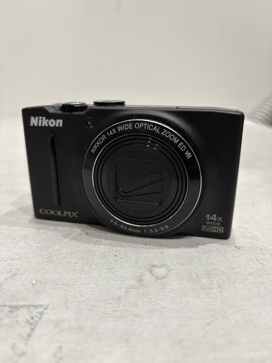【1円スタート】Nikon ニコン COOLPIX S8200 コンパクト デジタルカメラ デジカメ 4.5-63.0mm ブラック 外観特上級 動作未確認