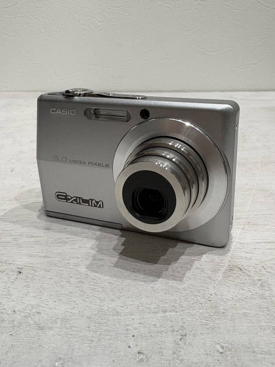 【1円スタート】稼働品 CASIO EXILIM EX-Z500 シルバー コンパクトデジタルカメラ