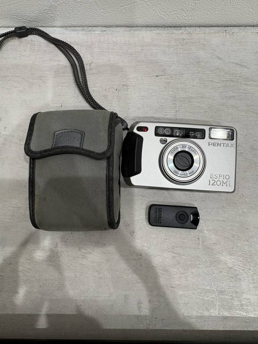 【1円スタート】PENTAX Pentax ペンタックス ESPIO 120Mi コンパクト フィルムカメラ 動作未確認 ケース付き