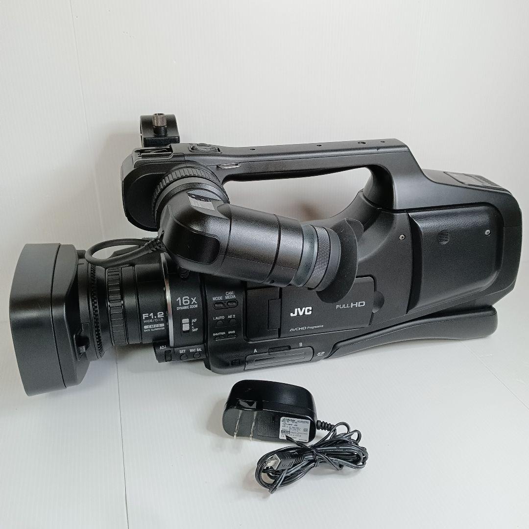 【美品】JVC HD　ビデオカメラレコーダー JY-HM70　 FULL HD F1.2 レンズ搭載　高級機　メモリームービー　ビデオ　カメラ