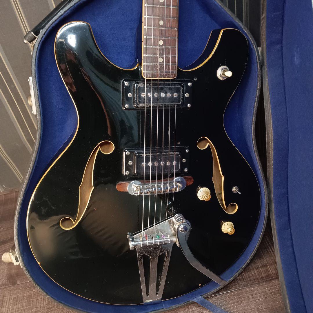 1968年頃 ヴィンテージ セミアコ Guyatone グヤトーン SG-25T Julian ジュリアン 木部ヤマハ製 ビザールギター　ハードケース　ギター