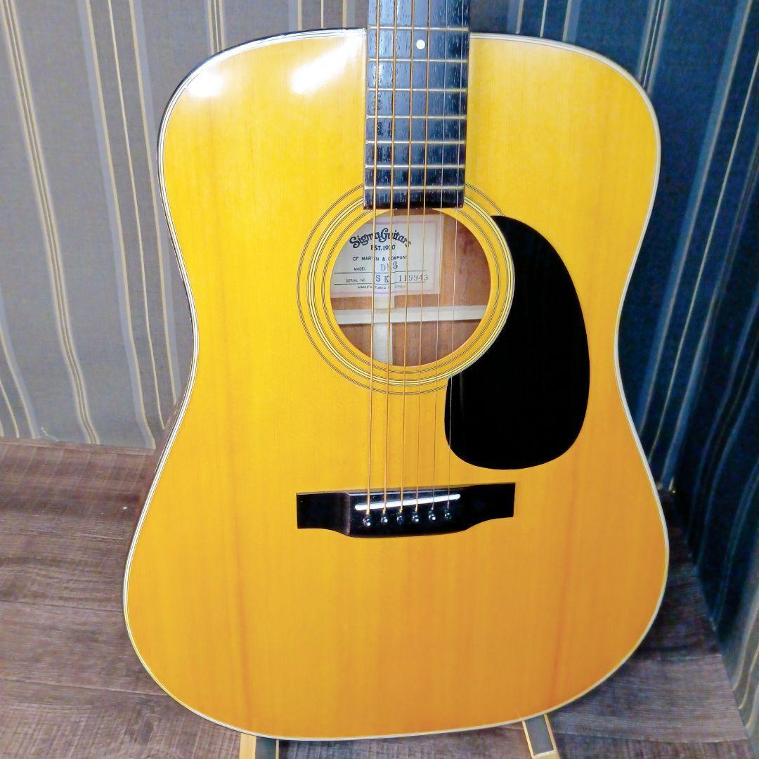 Sigma Guitars by Martin DM3 シグマギター マーティン アコースティックギター アコギ ヴィンテージ ギター　ハードケース　ギターケース