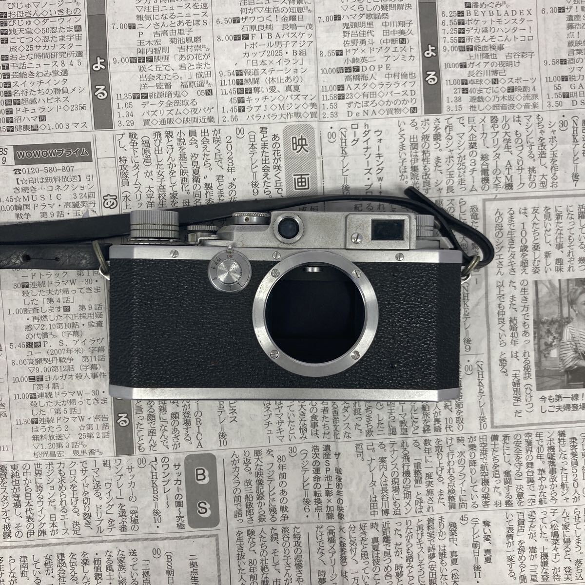 【C15】Canon IV Sb 改 レンジファインダー ボディ ストラップ付き ジャンク品