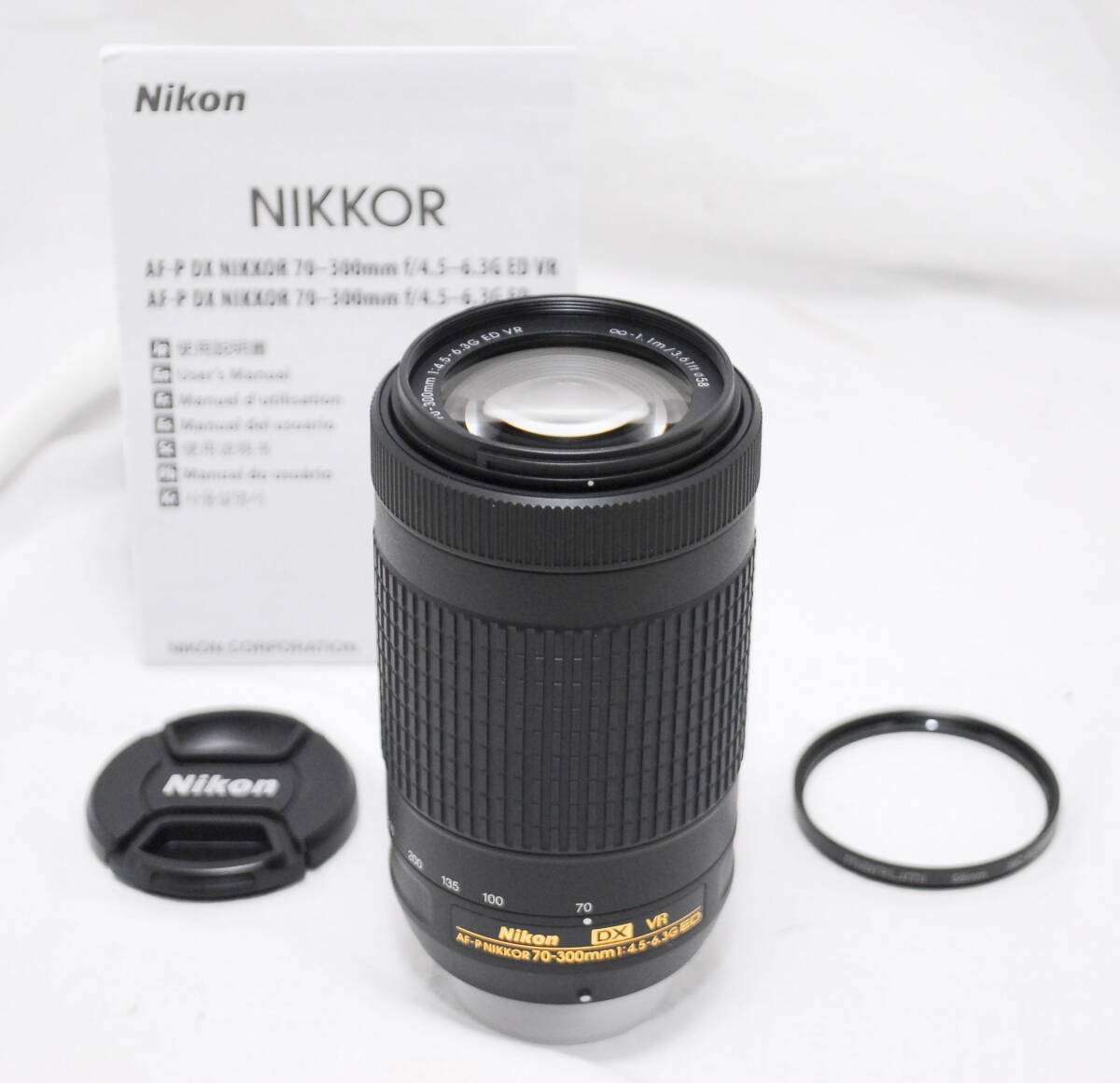 【新品同様の超美品】Nikon ニコン AF-P DX NIKKOR 70-300mm f/4.5-6.3 G ED VR