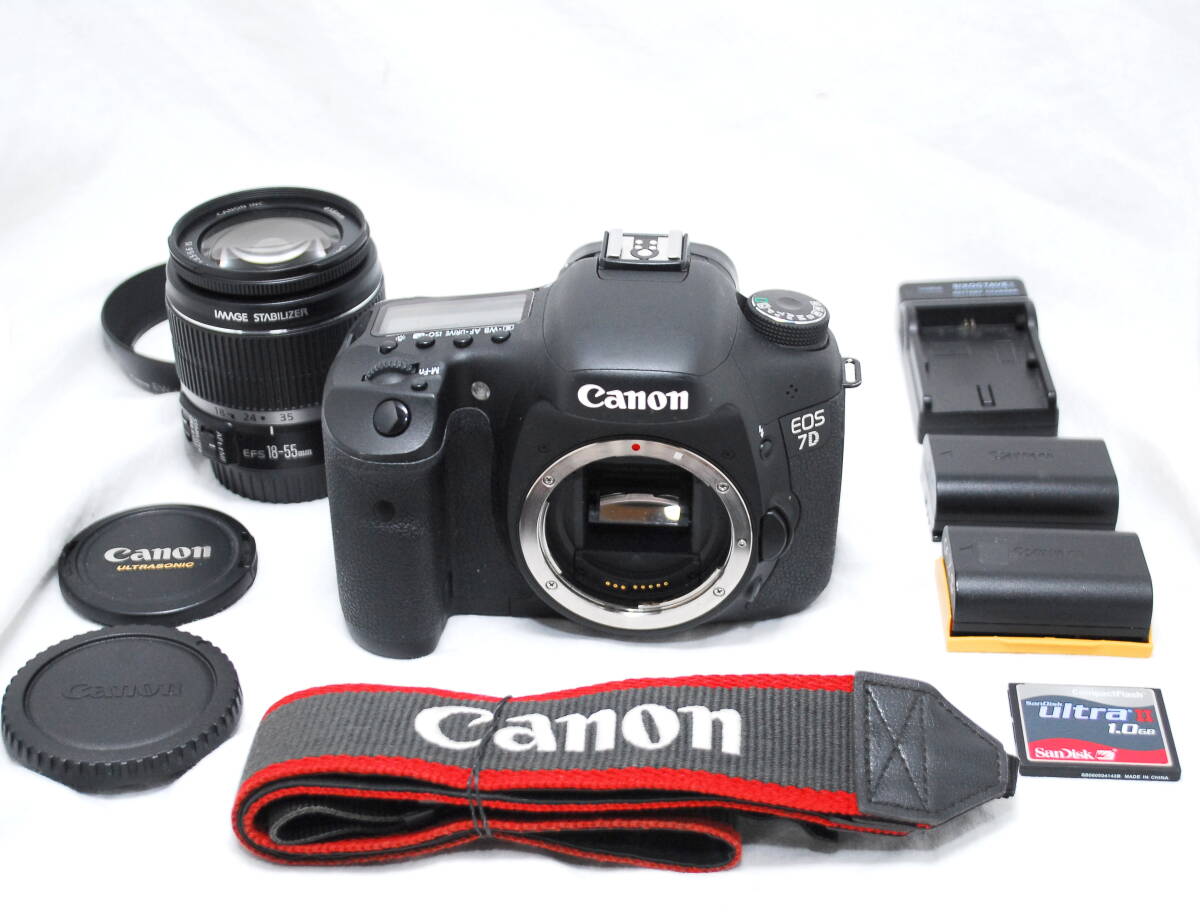 【超美品・豪華セット】Canon キヤノン EOS 7D EF-S 18-55mm IS