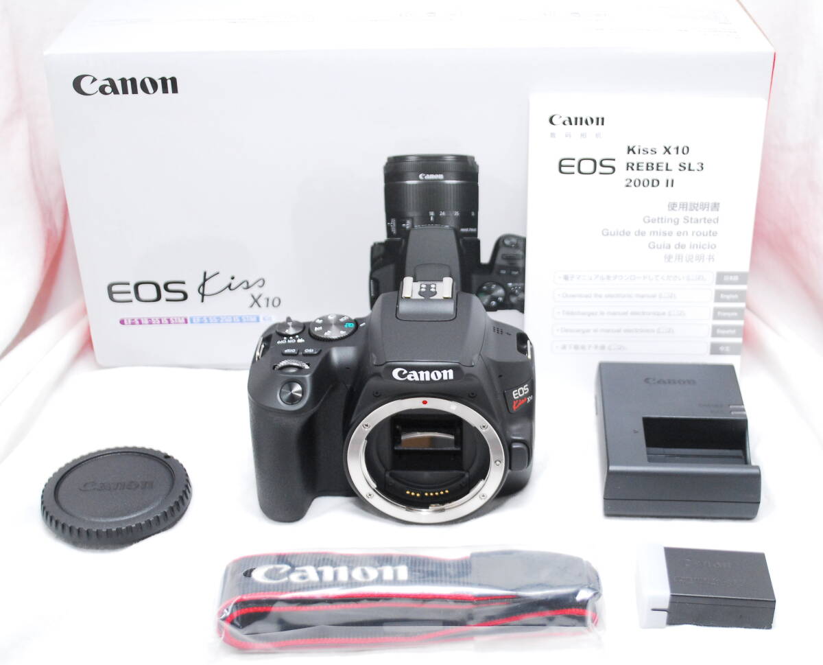 【新品同様の超美品 700ショット・付属品完備】Canon キヤノン EOS Kiss X10