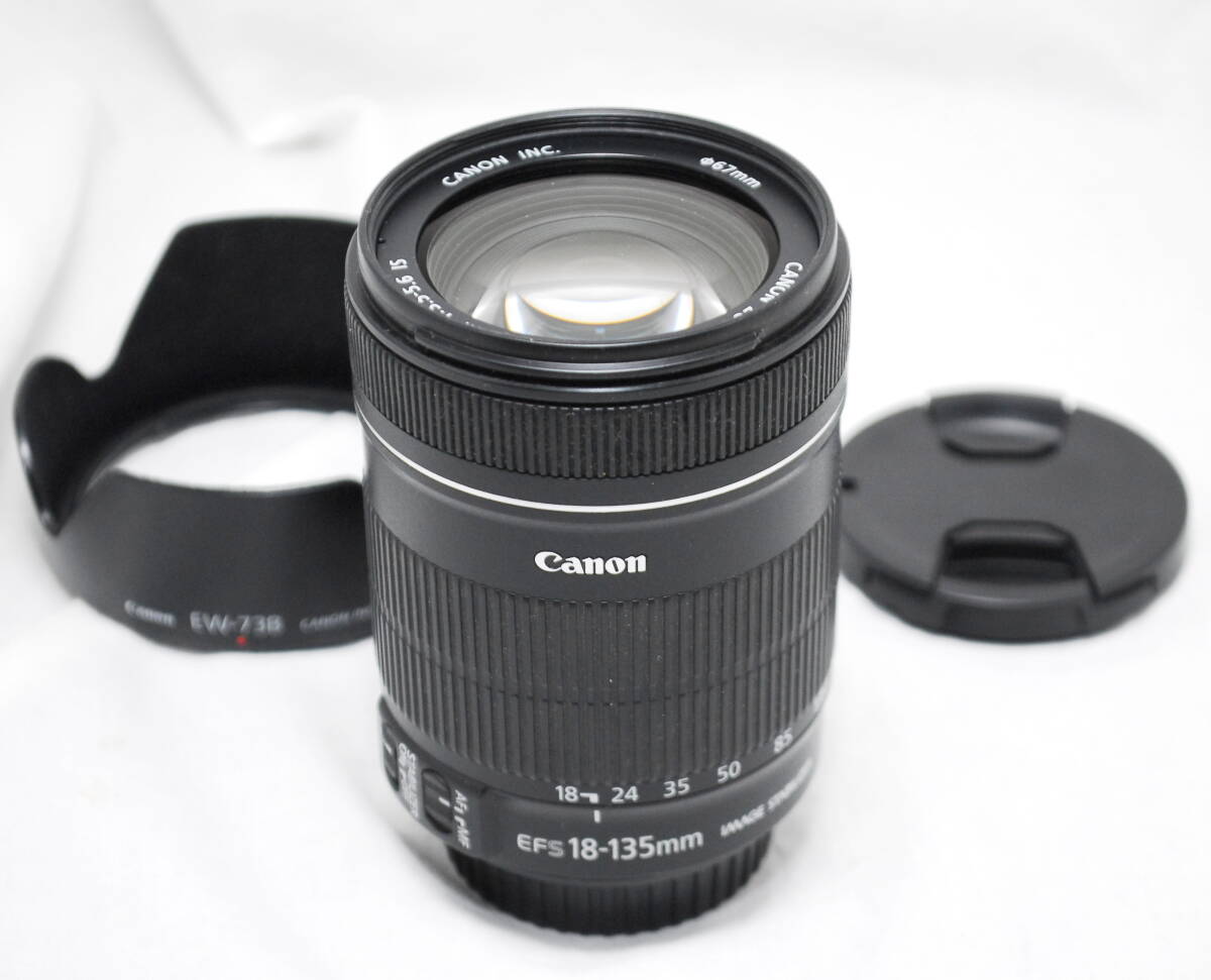 【美品・純正フード付き】Canon キヤノン EF-S 18-135mm F3.5-5.6 IS