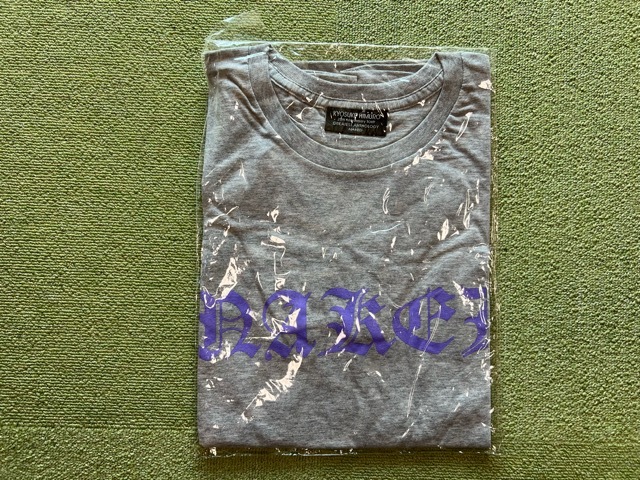 NO.2★氷室京介 25th Anniversary TOUR GREATEST ANTHOLOGY-NAKED-　Tシャツ★サイズ M★グレー×パープル★新品・未使用★