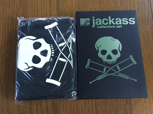 Jackass ジャッカス・コレクターズ・セット 4DVD&ブックレット Tシャツ 帯付き 送料無料