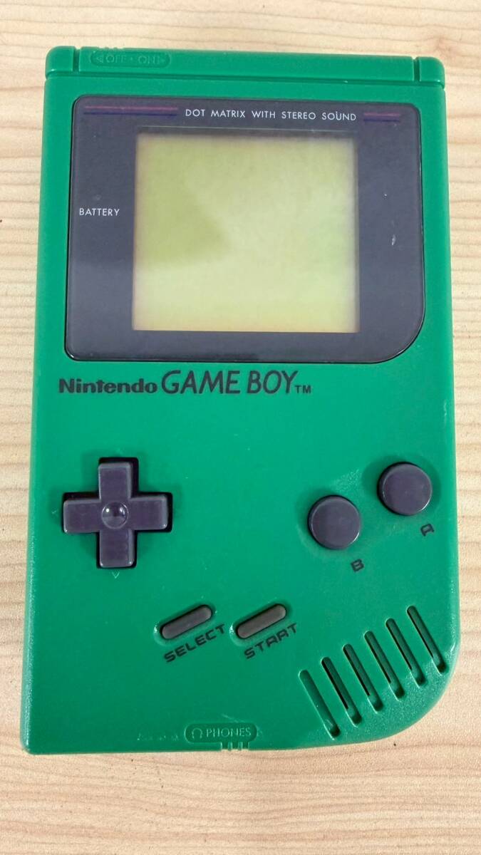 1円～【通電確認のみ】Nintendo 任天堂 ニンテンドー GAME BOY ゲームボーイ DMG-01 グリーン GB レトロゲーム 状態良好