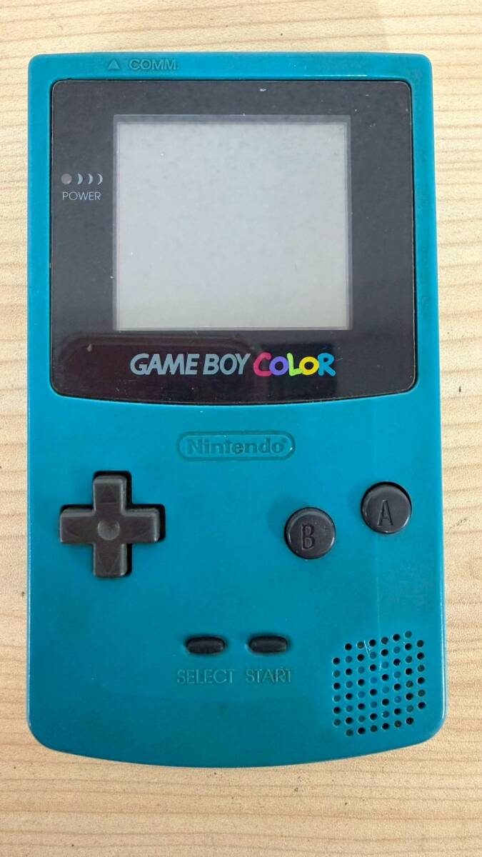 1円～【通電確認のみ】Nintendo ニンテンドー CGB-001 GAME BOY COLOR 任天堂 ゲームボーイカラー 本体 ブルー 携帯ゲーム機