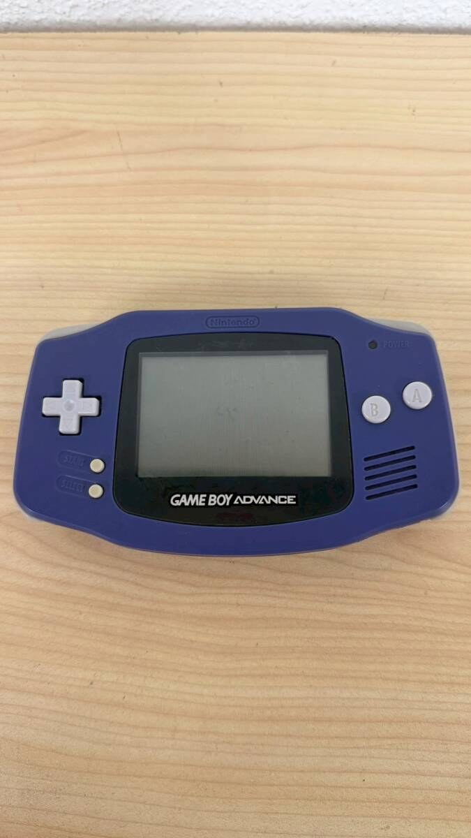1円～【現状保管品】GBA ニンテンドー ゲームボーイ アドバンス AGB-001 ブルー Nintendo GAMEBOY ADVANCE 任天堂 本体のみ 携帯ゲーム機