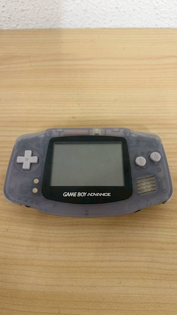 1円～【現状保管品】GBA ニンテンドー ゲームボーイ アドバンス AGB-001 スケルトンブルー Nintendo GAMEBOY ADVANCE 任天堂 本体のみ