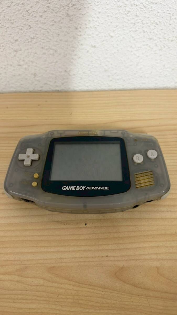 1円～【現状保管品】GBA ニンテンドー ゲームボーイ アドバンス AGB-001 スケルトン Nintendo GAMEBOY ADVANCE 任天堂 本体のみ ゲーム機