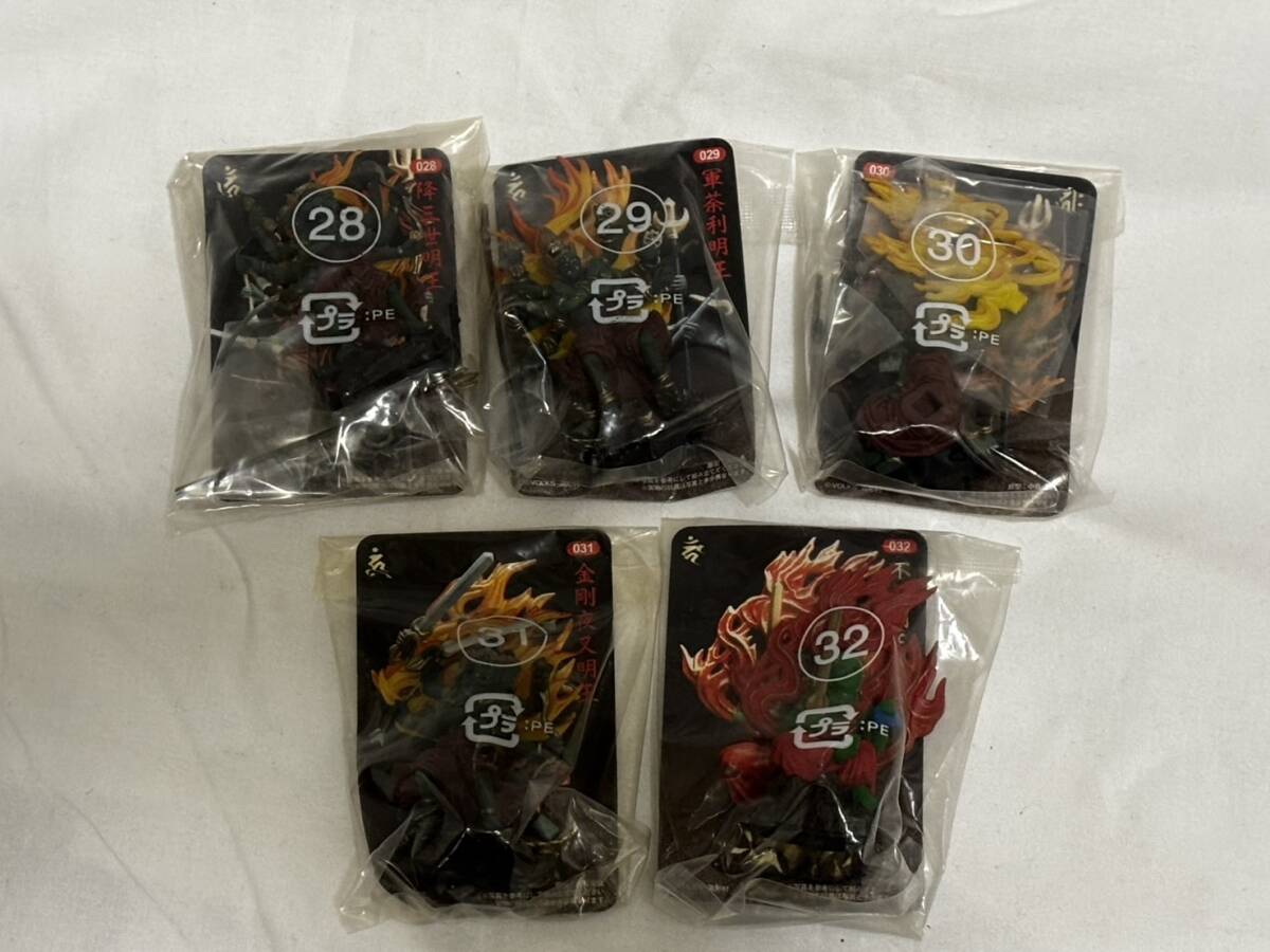 ○未使用 未開封○カバヤ食品×ボークス世界の神話 仏教神話編 28〜32 5点不動明王 金剛夜叉明王 シークレットver.2含む 仏像フィギュア