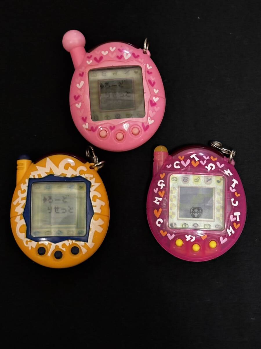 ○動作品○たまごっち3点まとめ ケータイかいツー！祝ケータイかいツー！超じんせーエンジョイ！たまごっちプラスバンダイBANDAI 2004 2005