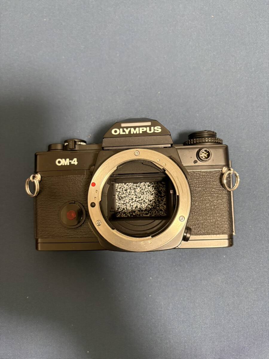 外観美品 オリンパス OLYMPUS OM-4 ブラック ボディ 露出制御の最高峰 35mm 一眼レフ フィルムカメラ 1円〜 売り切り A0389T250105