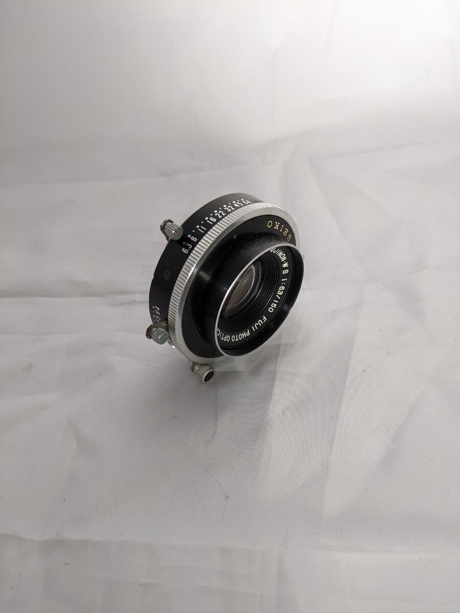 ★FUJIFILM 富士フィルム FUJINON・W S 1:6.3/150 SEIKO 大判 カメラレンズ　#03093
