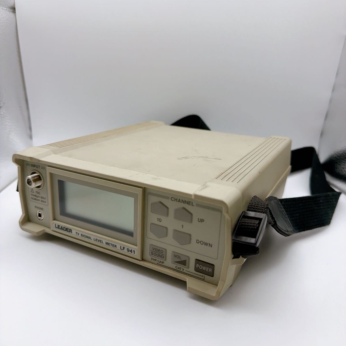 LEADER リーダー電子 シグナルレベルメーター LF941 TV SIGNAL LEVEL METER 電波測定器 測定器 計測器 動作未確認のジャンク品