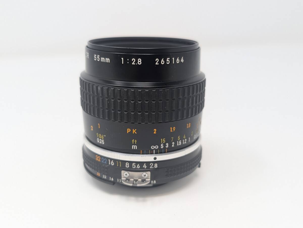 Nikon Micro-NIKKOR 55mm F2.8 AI-S ジャンク 動作未確認 MF マクロ　265164